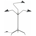 TF8505-3 - Zoma Mid-century Modern 3-Light Floor Lamp. - Mid-century Modern Style Floor Lamp. It is widely used for commercial Projects and can also be used in Residential ones.