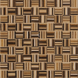STP Wood Flooring / Wall Covering - White Oak mosaics - Infinity - Mosaic Tile