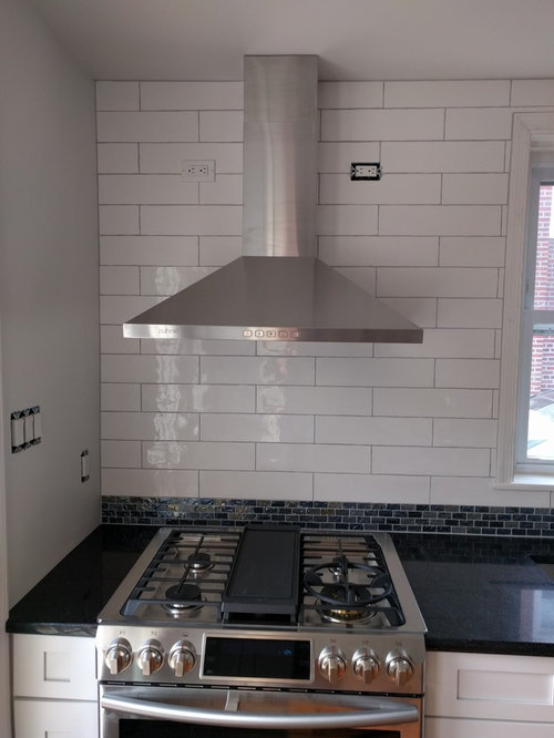 utensil rail behind stove?