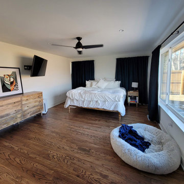New Master Bedroom - lots of light and connection to the outdoors!