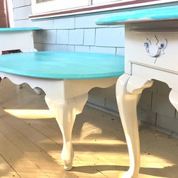 Distressed Coffee Table w/ Matching End Tables - Coffee And Accent Tables