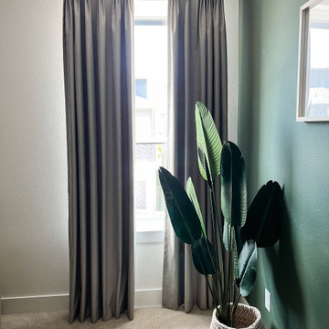 Urban Oatmeal Custom Curtains for Living Room