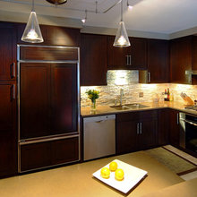 Stacked Stone Backsplash