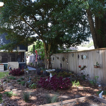 Eclectic Art Garden - Light and Dark