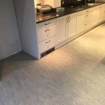 Marmoleum Flooring To Kitchen In Vauxhall