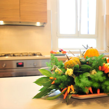 Luce e calore nella nuova cucina
