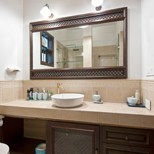 lights above bath sinks
