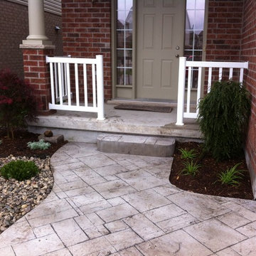 Asian inspired front garden