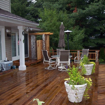 Deck, Paved Walkway, and Landscaping