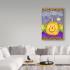 Valarie Wade 'Happy Pumpkin' Canvas Art, 32"x22"