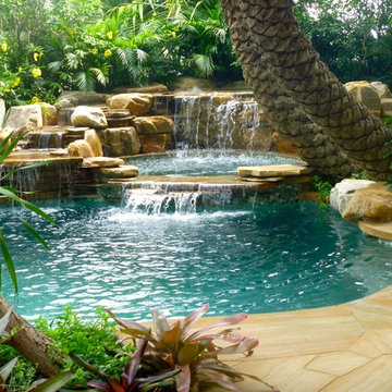 South Florida Landscaping Ideas Tropical pool