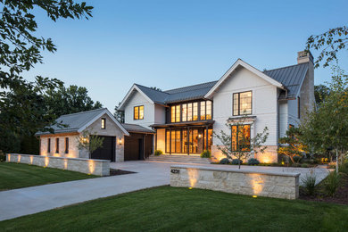 Example of an exterior home design in Minneapolis