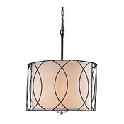 Ancus 3-Light Drum Pendant