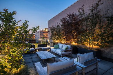 Example of a minimalist patio design in DC Metro