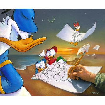 Disney Fine Art off the Page by Jim Warren