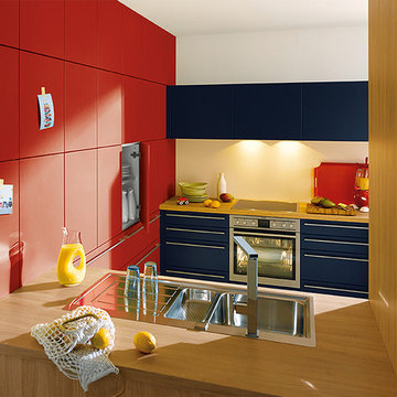 Garnet Red Schüller Kitchen