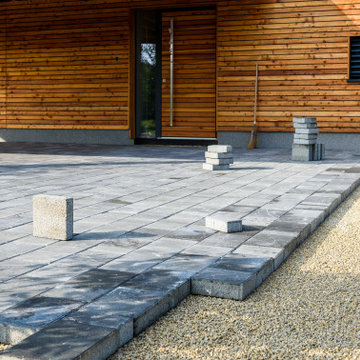 Brick paving