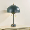 Zoe Feldman by Mitzi Jojo Table Lamp Aged Brass/Soft Studio Green