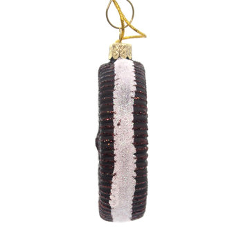 Noble Gems Cookie Ornament Glass Chocolate With Creme Center Nb0734 Sandwich