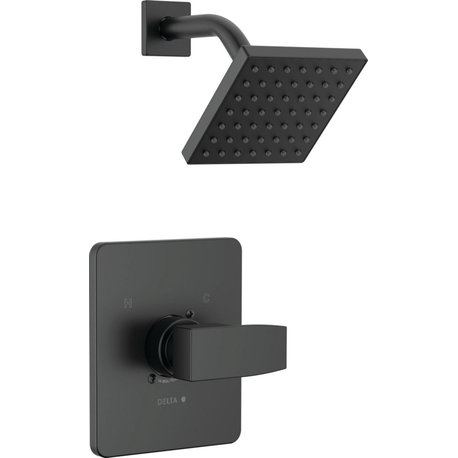 Delta T14267-PP Modern Shower Only Trim Package - Matte Black