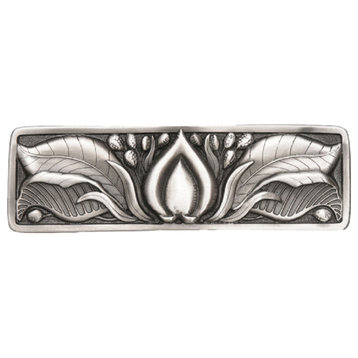 Hope Blossom Pull Antique Brass, Antique Pewter
