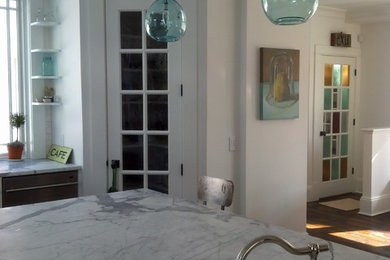 Trendy home design photo in Boston