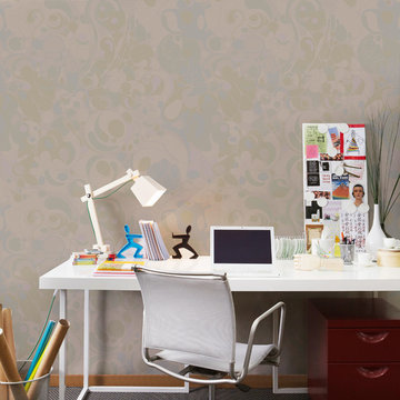 Martin Satí wall murals for bloompapers