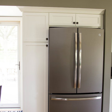 Open concept kitchen and living room