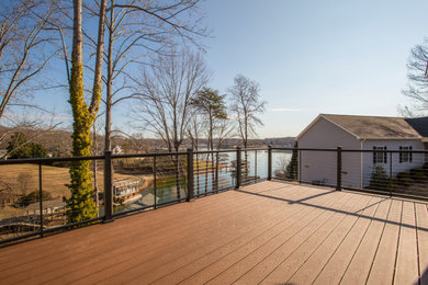 SML Rooftop Trex Deck with Cable Railing