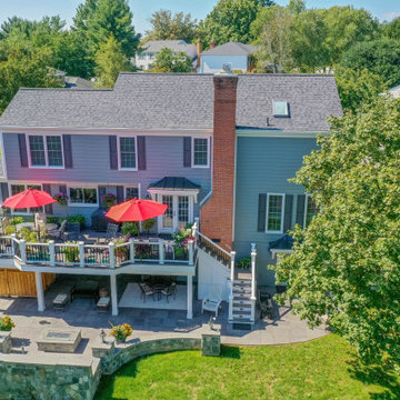Gaithersburg, Md Custom Patio, Marvin, TimberTech Deck, CertainTeed Roof