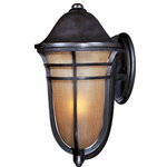 Maxim Lighting International - Westport VX 1-Light Outdoor Wall Lantern - Create a welcoming exterior with the Westport VX Outdoor Wall Sconce. This 1-light wall sconce is finished in a unique color with glass shades and shines to illuminate your home's landscaping. Hang this sconce with another (sold separately) to frame your front door.