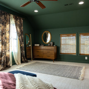 Primary & Guest Bathroom Remodel with Improved Layout and Heated Terrazzo Floors