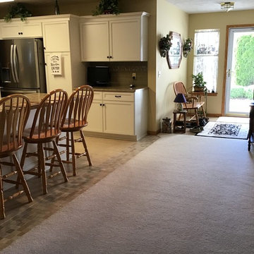 Countertop replacement and painted cabinets