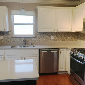 Traditional Kitchen Remodel Done in Antique White