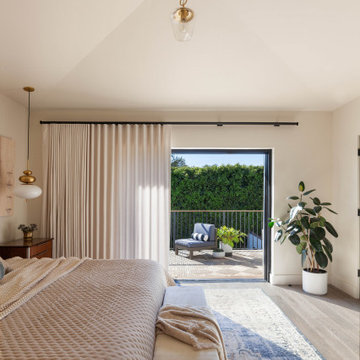 Motorized Drapery & Retractable Awning for Malibu Client