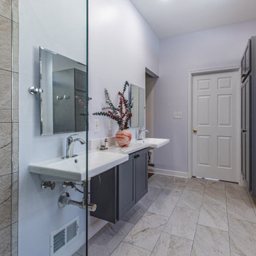 Master Bathroom Remodeled With Stand Alone Tub, Standing Shower, Warrenton VA