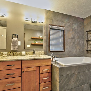 Jennings Street West Lafayette Contemporary Bathroom Remodel