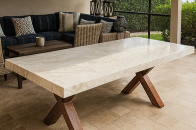 Inspiration for a large modern home design remodel in Miami