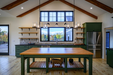 Example of a kitchen design in Other
