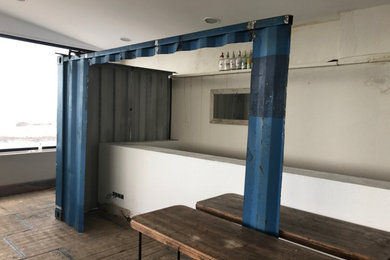 Contenidor transformat per restaurant a L'Empordà