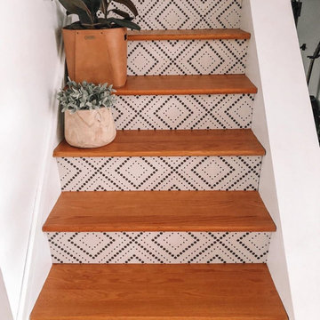 Pixel Diamonds Staircase