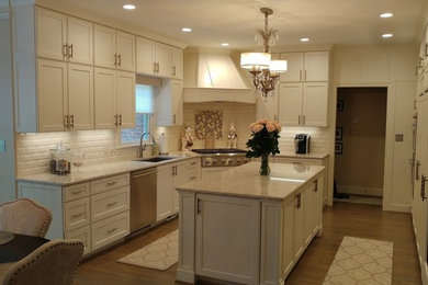 Example of a classic kitchen design in Other