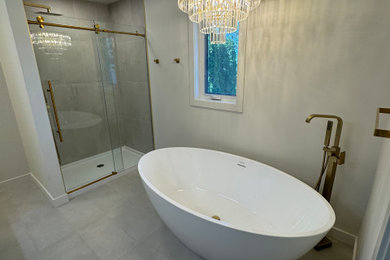Minimalist bathroom photo in Other