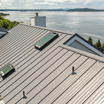 Charcoal Metal Roof in Seattle, WA
