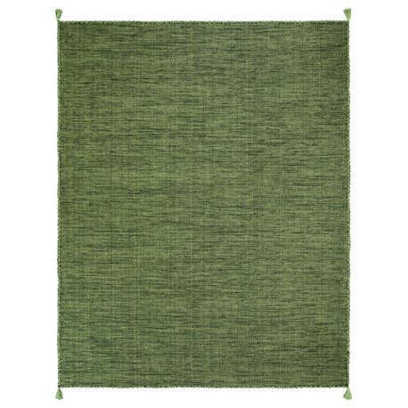 Safavieh Montauk Collection MTK150 Rug, Green/Black, 8'x10'