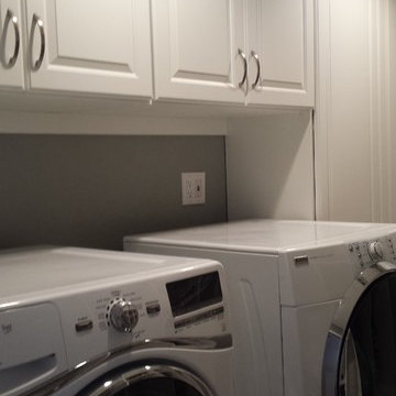 White Laundry room