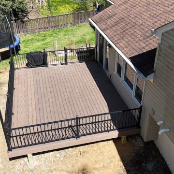 Stunning 16x20 Composite Deck with Aluminum Railings – Emmaus, PA