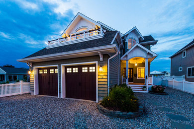 Inspiration for a timeless exterior home remodel in New York