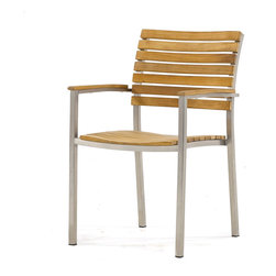 Vogue Stacking Armchair - Outdoor Dining Chairs