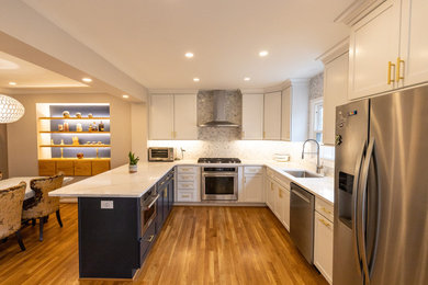 Example of a transitional kitchen design in DC Metro